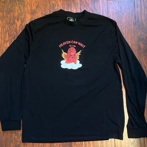 Valfre Heaven Can Wait Long Sleeve Tee Oversized *Rare*